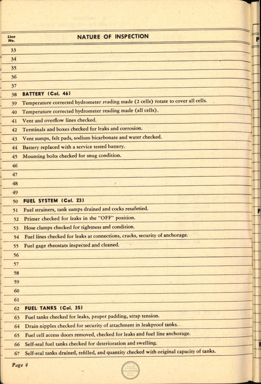 Sample page 6 from AirCorps Library document: Aircraft Inspection and Maintenance Guide for B-17 Series