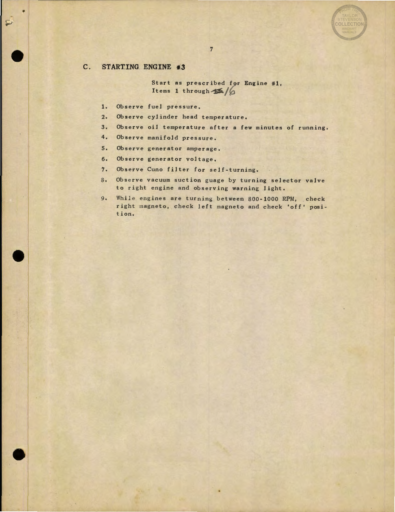 Sample page 8 from AirCorps Library document: Procedure B-17E, Summary of Engine installation Tests