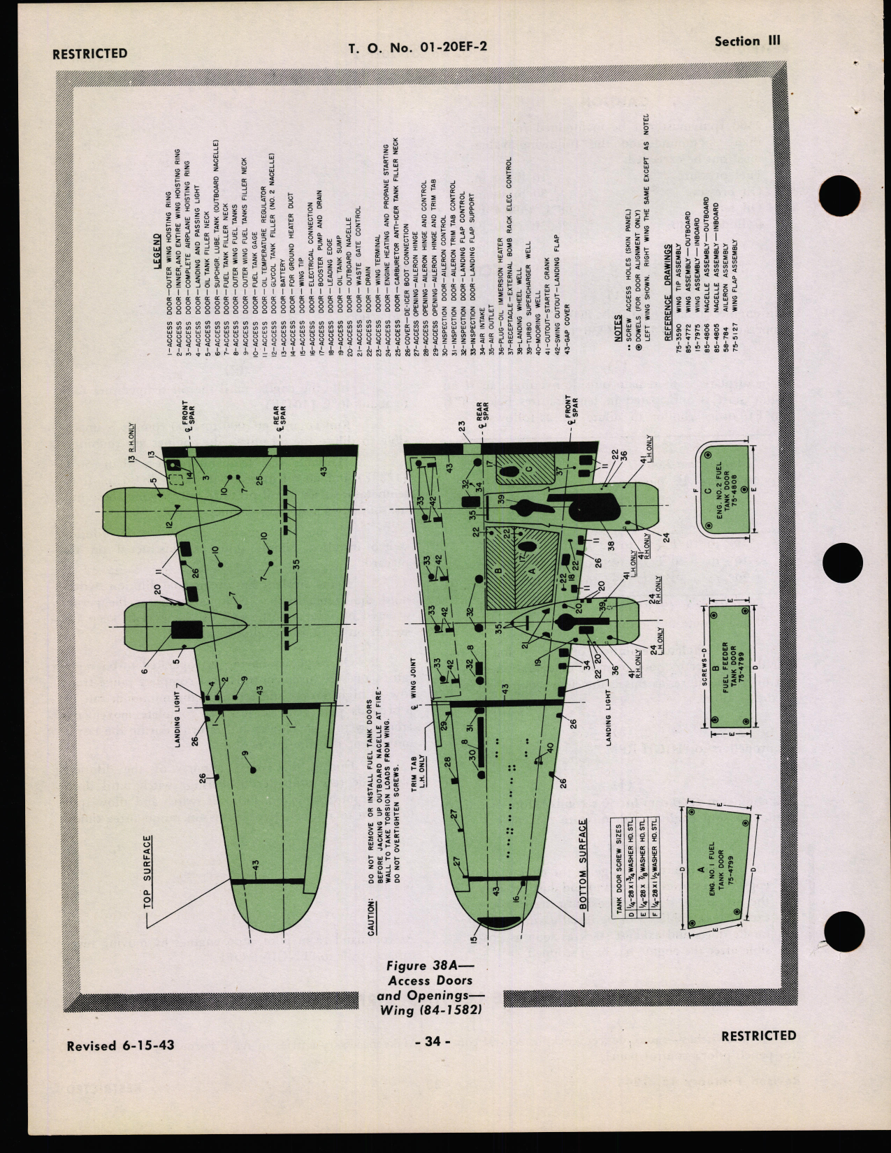 Sample page 8 from AirCorps Library document: Erection and Maintenance Instructions for B-17F (Fortress II) Airplanes