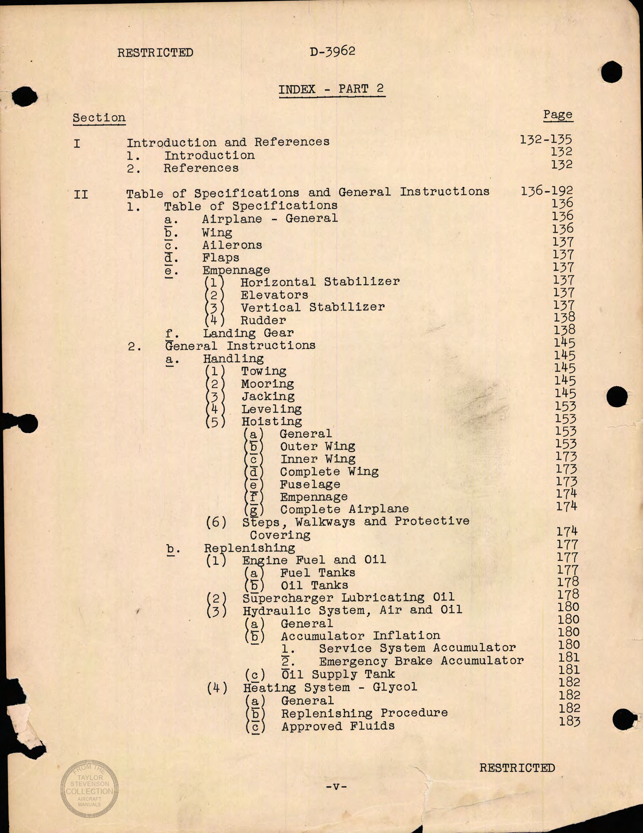 Sample page 6 from AirCorps Library document: Preliminary Handbook of Instructions for Model B-17F Bombardment Airplane