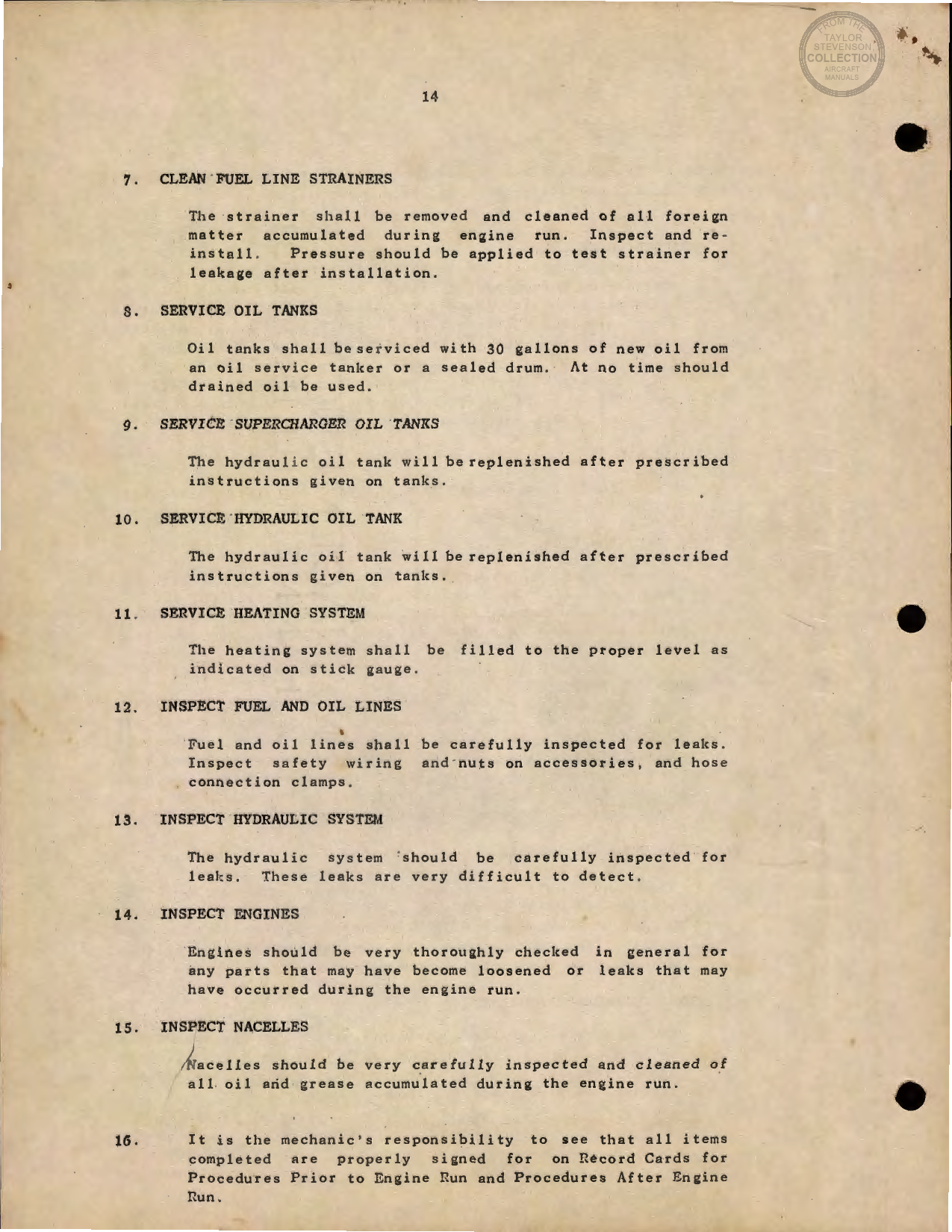 Sample page 6 from AirCorps Library document: Final Engine Run & Adjustments at High Speed of 46