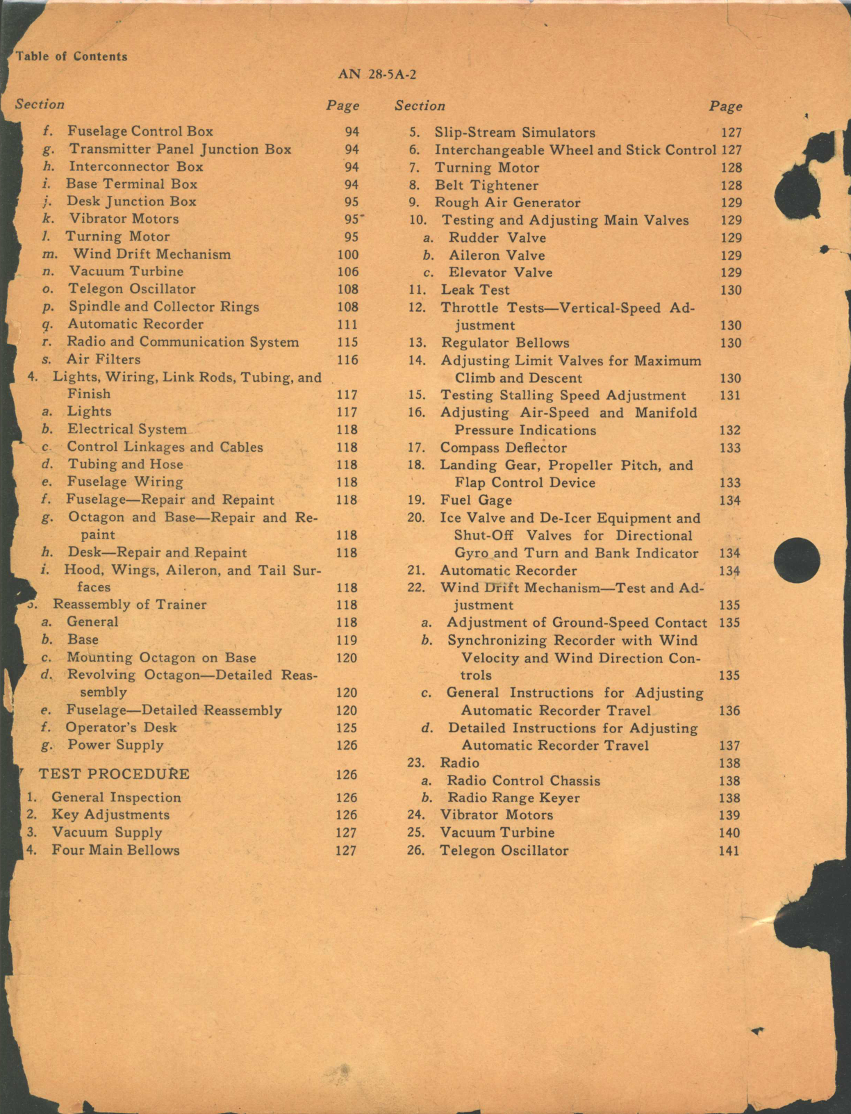 Sample page 6 from AirCorps Library document: Overhaul Instructions for Instrument Flying Trainer Type AN-2550-1