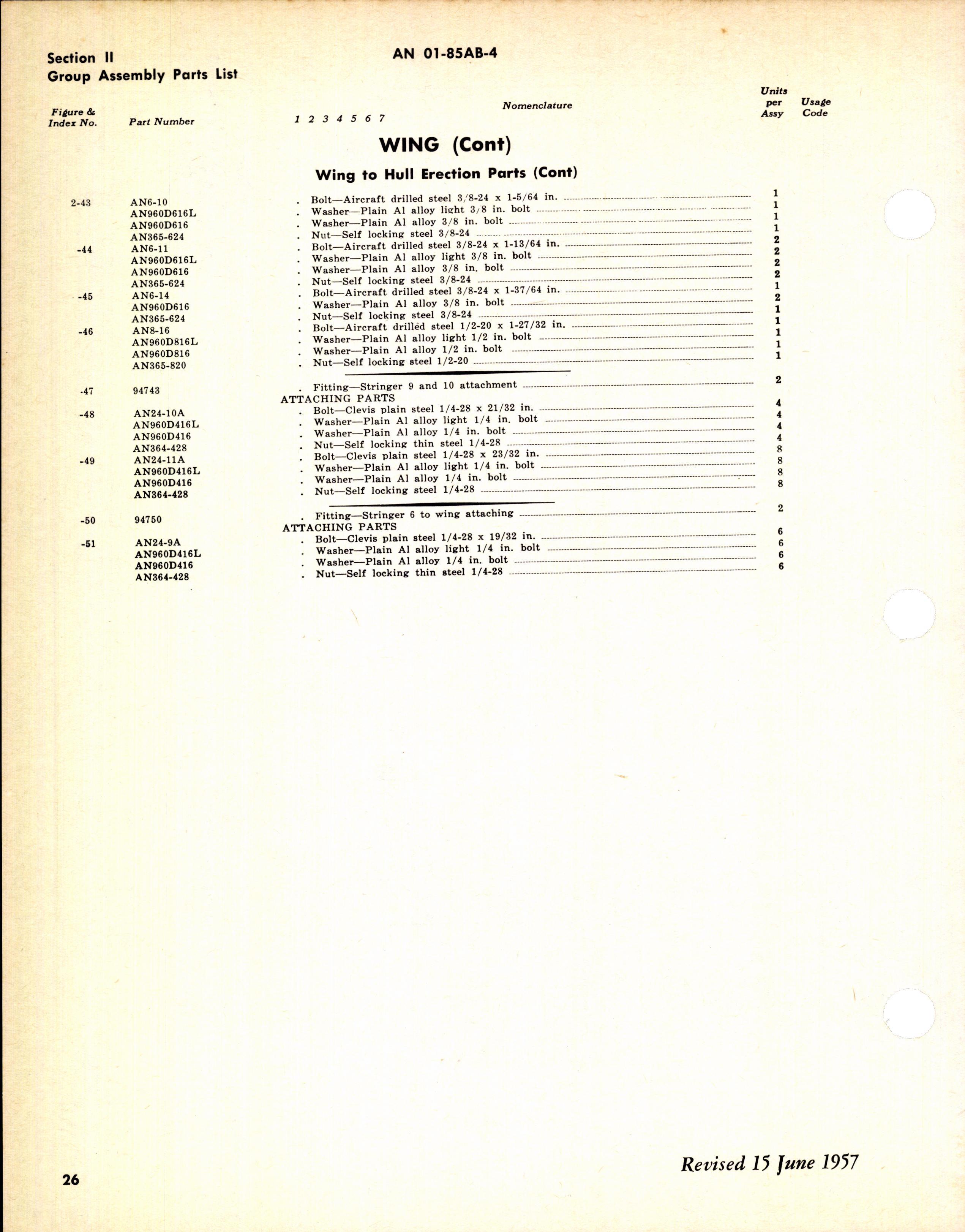 Sample page 74 from AirCorps Library document: Parts Catalog for SA-16A, SA-16B, and UF-1 Aircraft