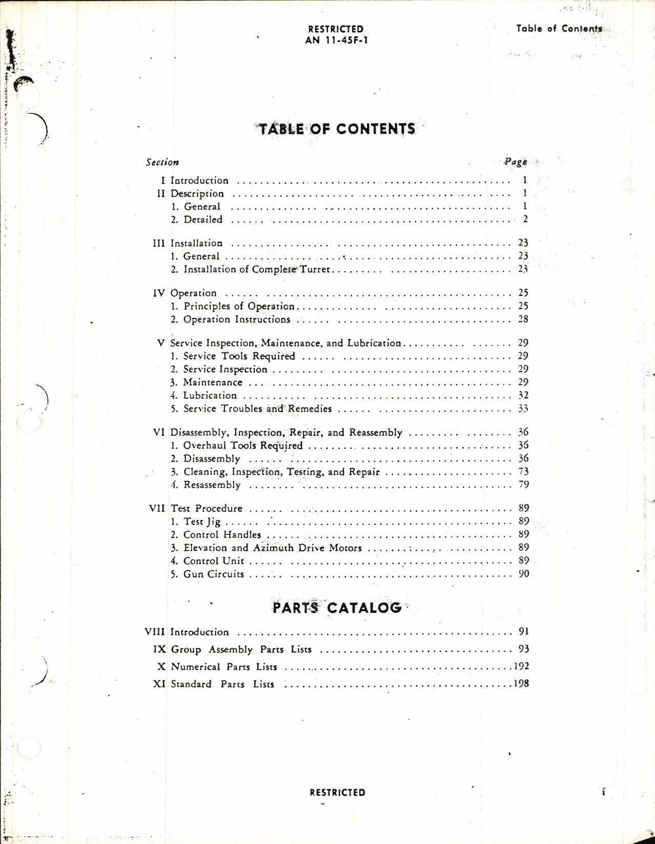 Sample page 1 from AirCorps Library document: AT-11 Upper Turret