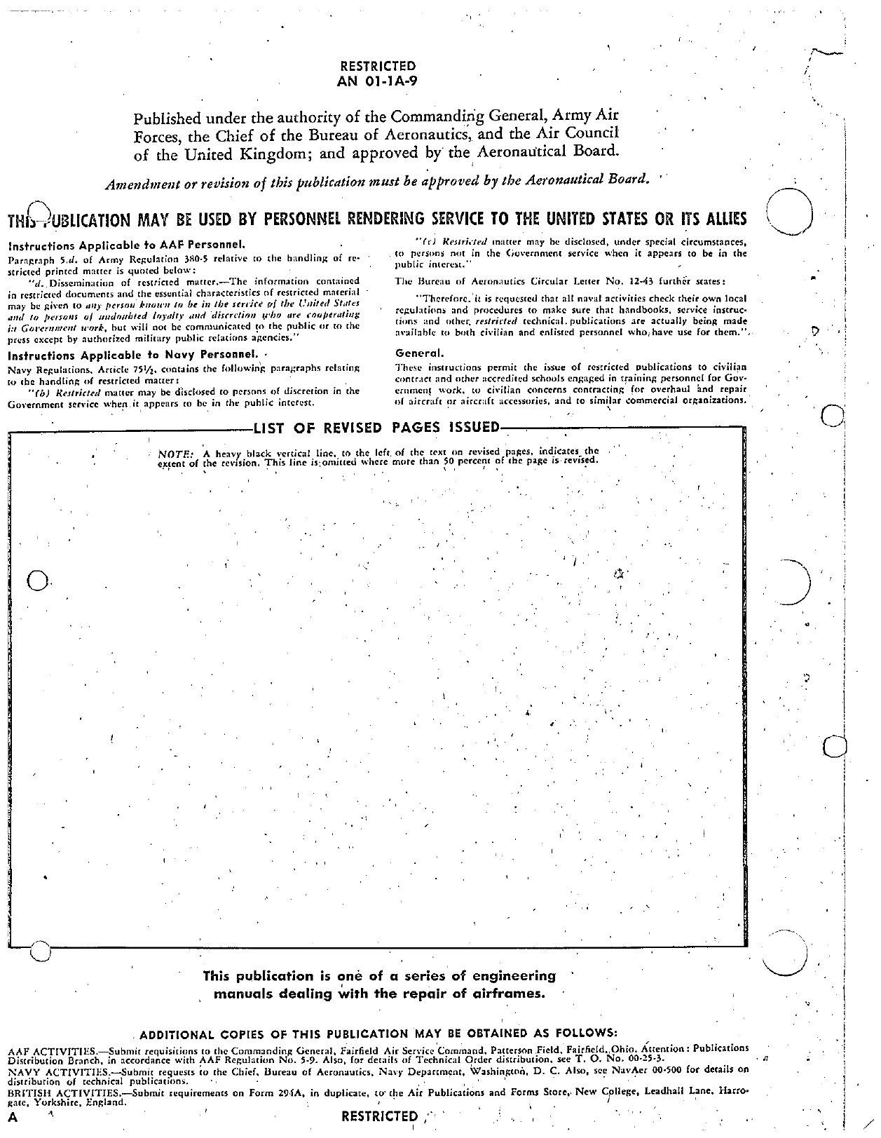 Sample page 2 from AirCorps Library document: United States and British Commonwealth of Nations Aircraft Metals