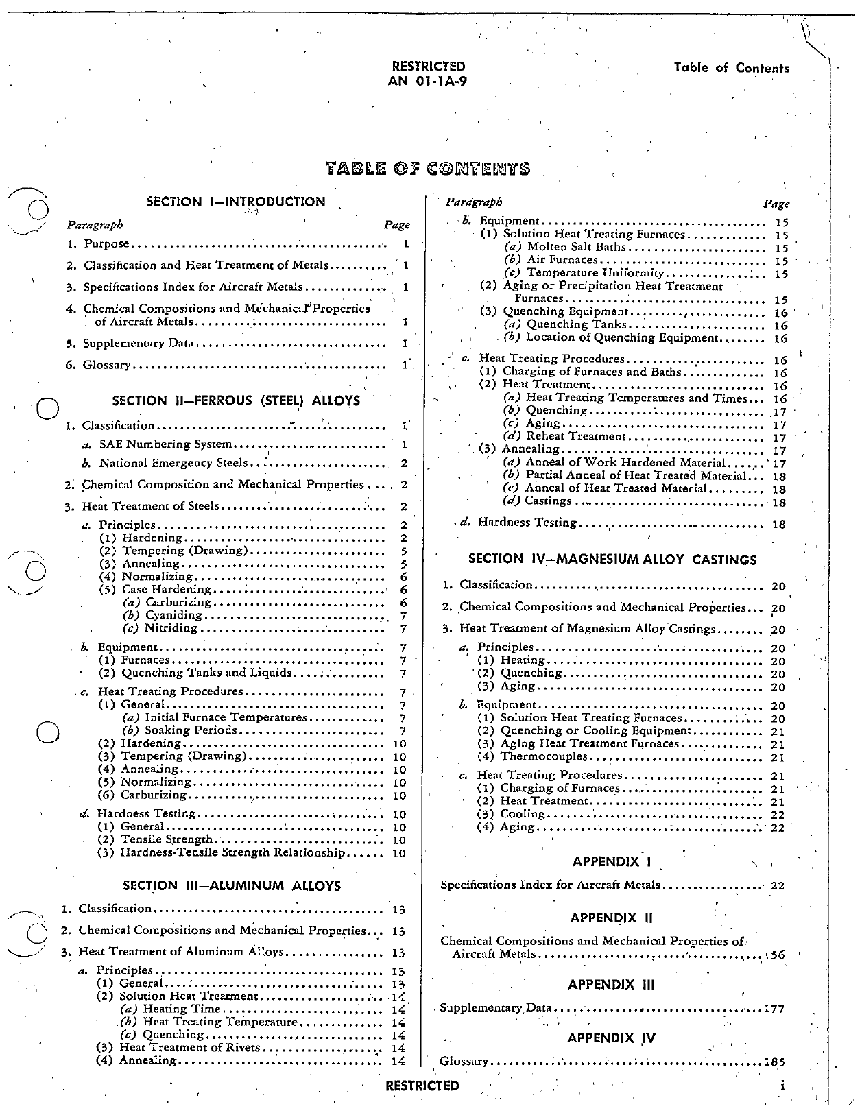 Sample page 3 from AirCorps Library document: United States and British Commonwealth of Nations Aircraft Metals