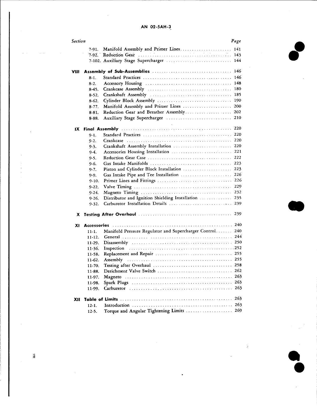 Sample page 4 from AirCorps Library document: Overhaul Instructions for Models V-1710-143 and -145 Aircraft Engines