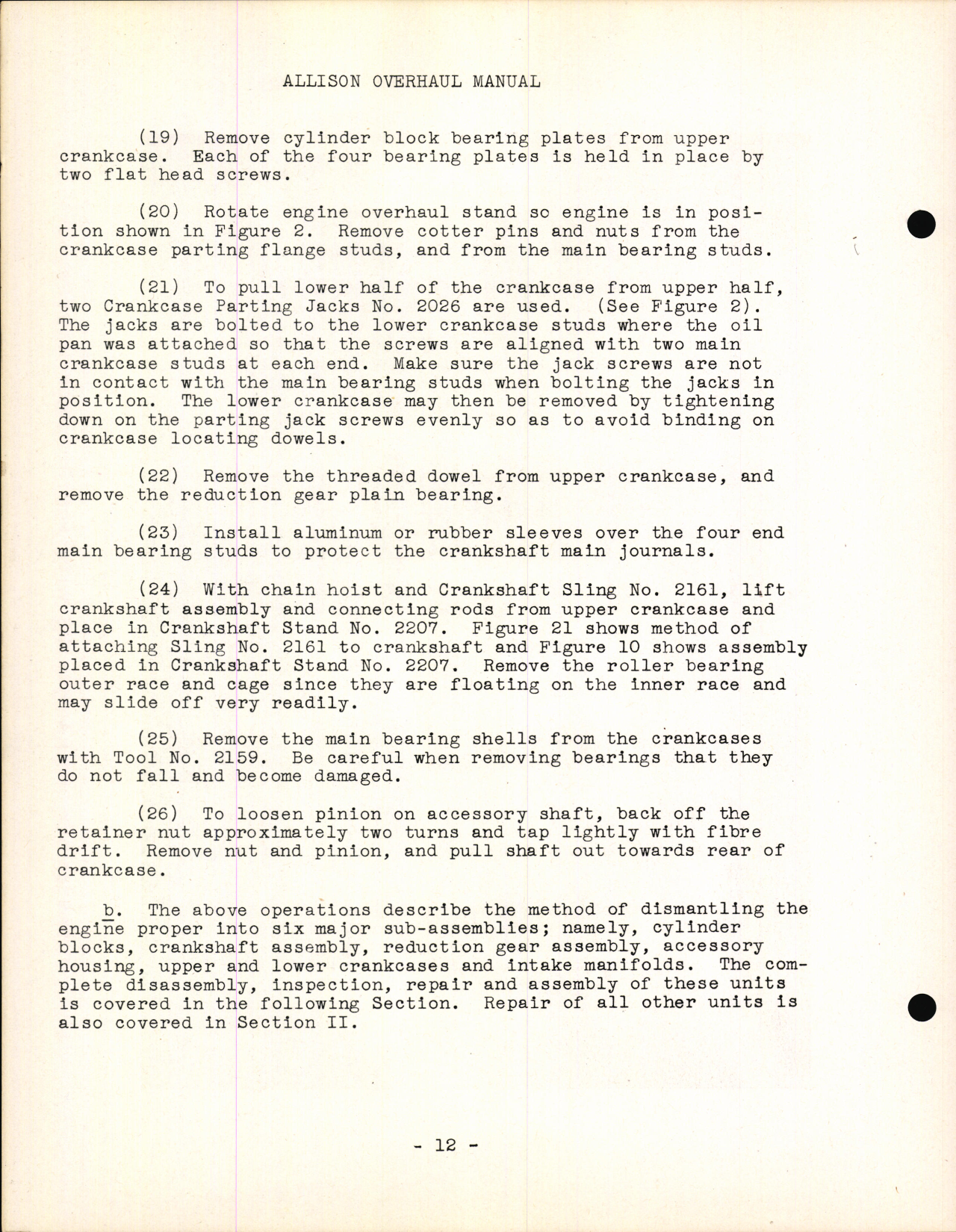 Sample page 14 from AirCorps Library document: Commercial Overhaul Manual for Allison Model V-1710-C15 Engines