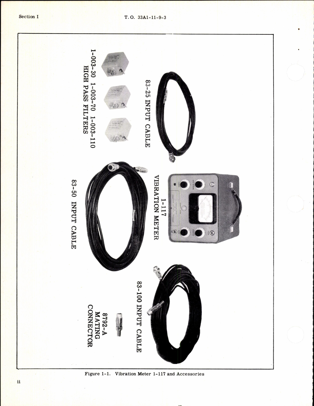 Sample page 4 from AirCorps Library document: Instructions & Parts Breakdown for Vibration Meter Type 1-117