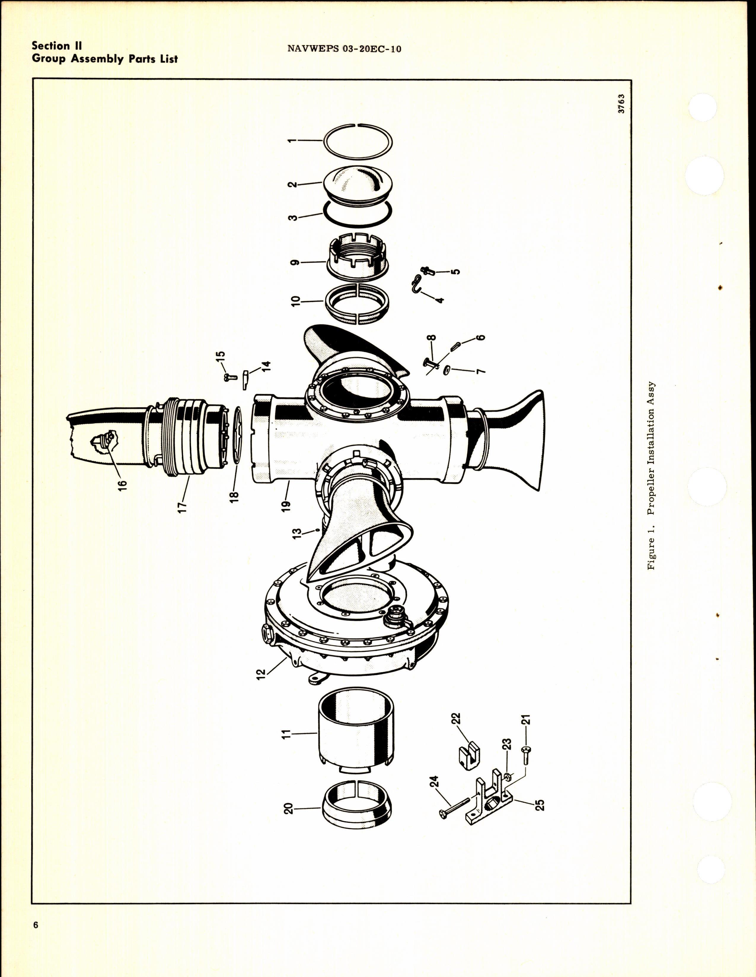 Sample page 10 from AirCorps Library document: Illustrated Parts Breakdown for Model A642-G805 Hydraulic Propeller