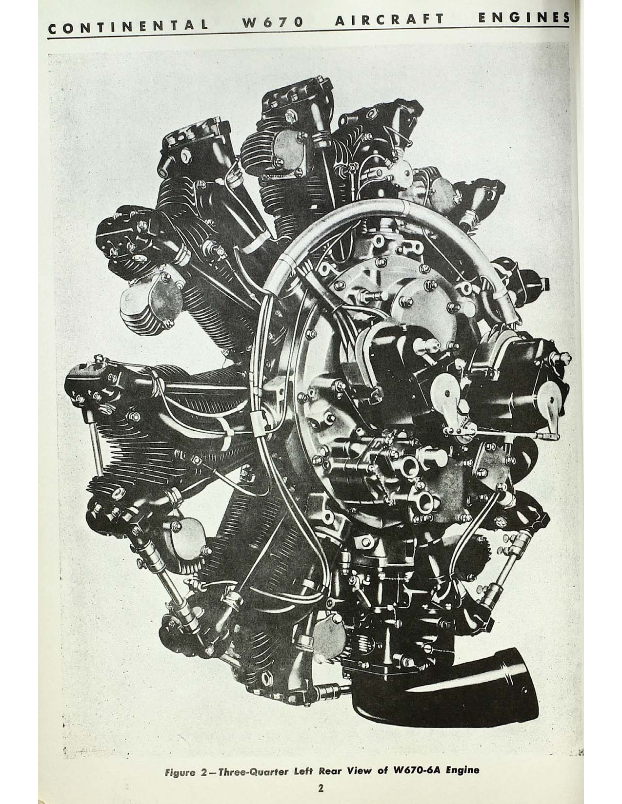 Sample page  10 from AirCorps Library document: Continental W-670 Engine - Operating & Maintenance Instructions