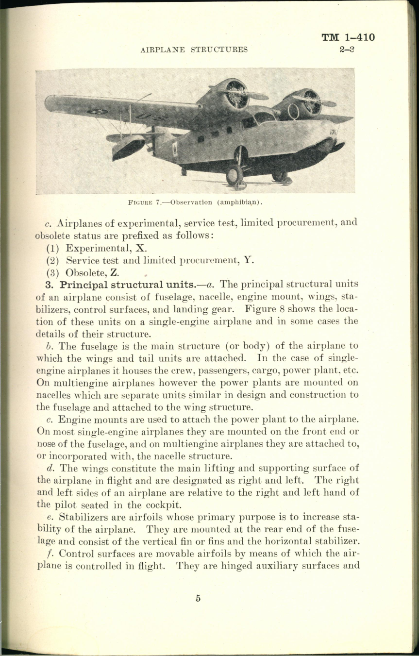 Sample page 7 from AirCorps Library document: Airplane Structures - Technical Manual