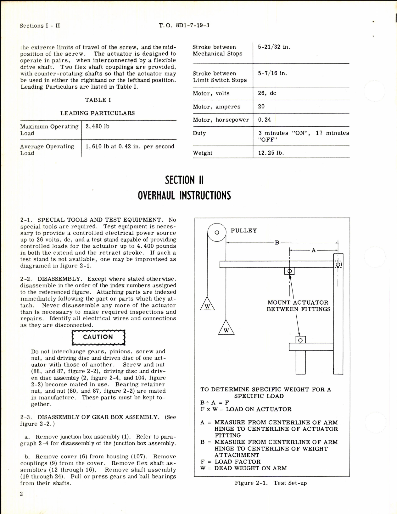 Sample page 4 from AirCorps Library document: Instructions for Wing Flap Actuator Part No D1390