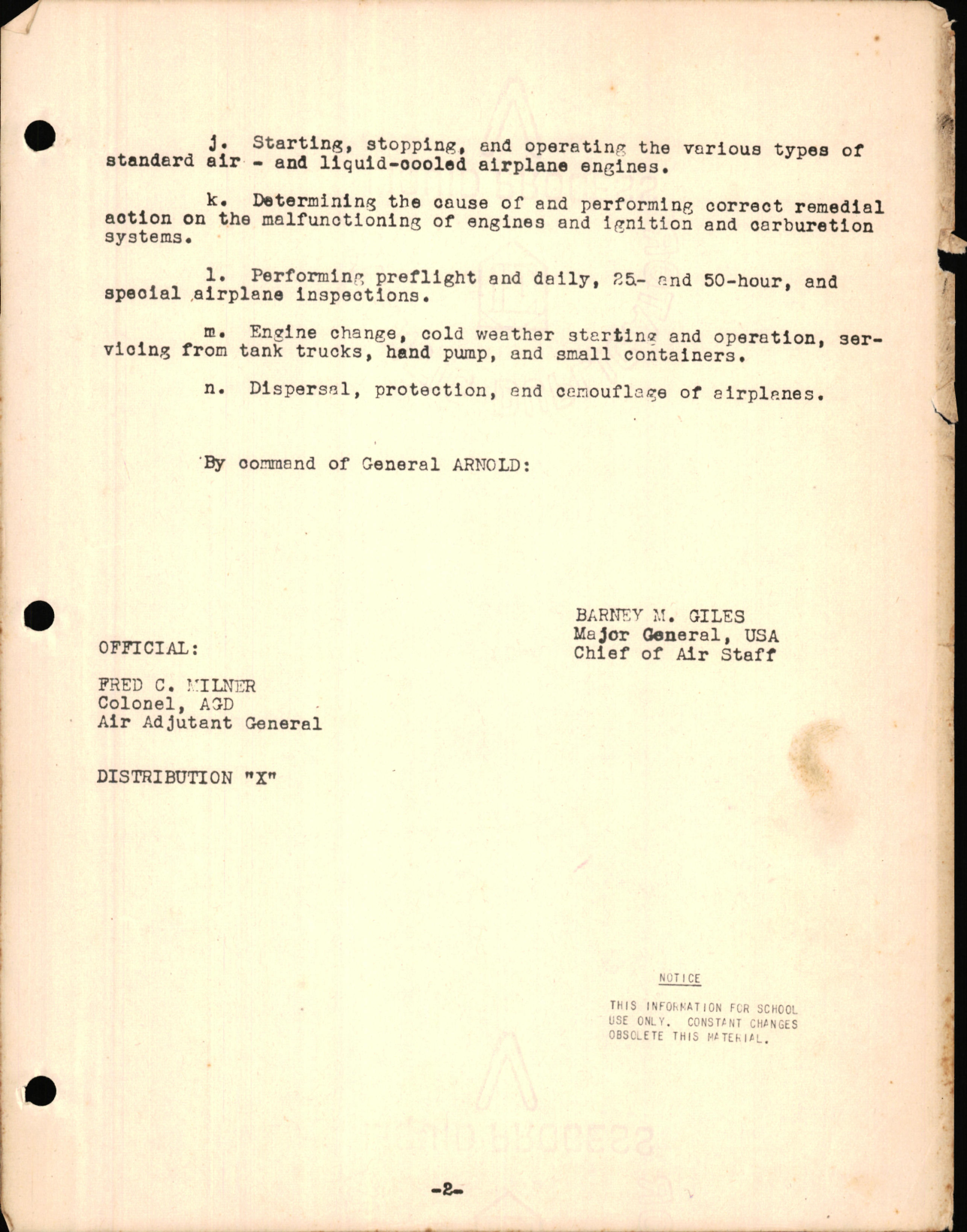 Sample page 5 from AirCorps Library document: Douglas Aircraft Army Service School Project Sheets for C-54