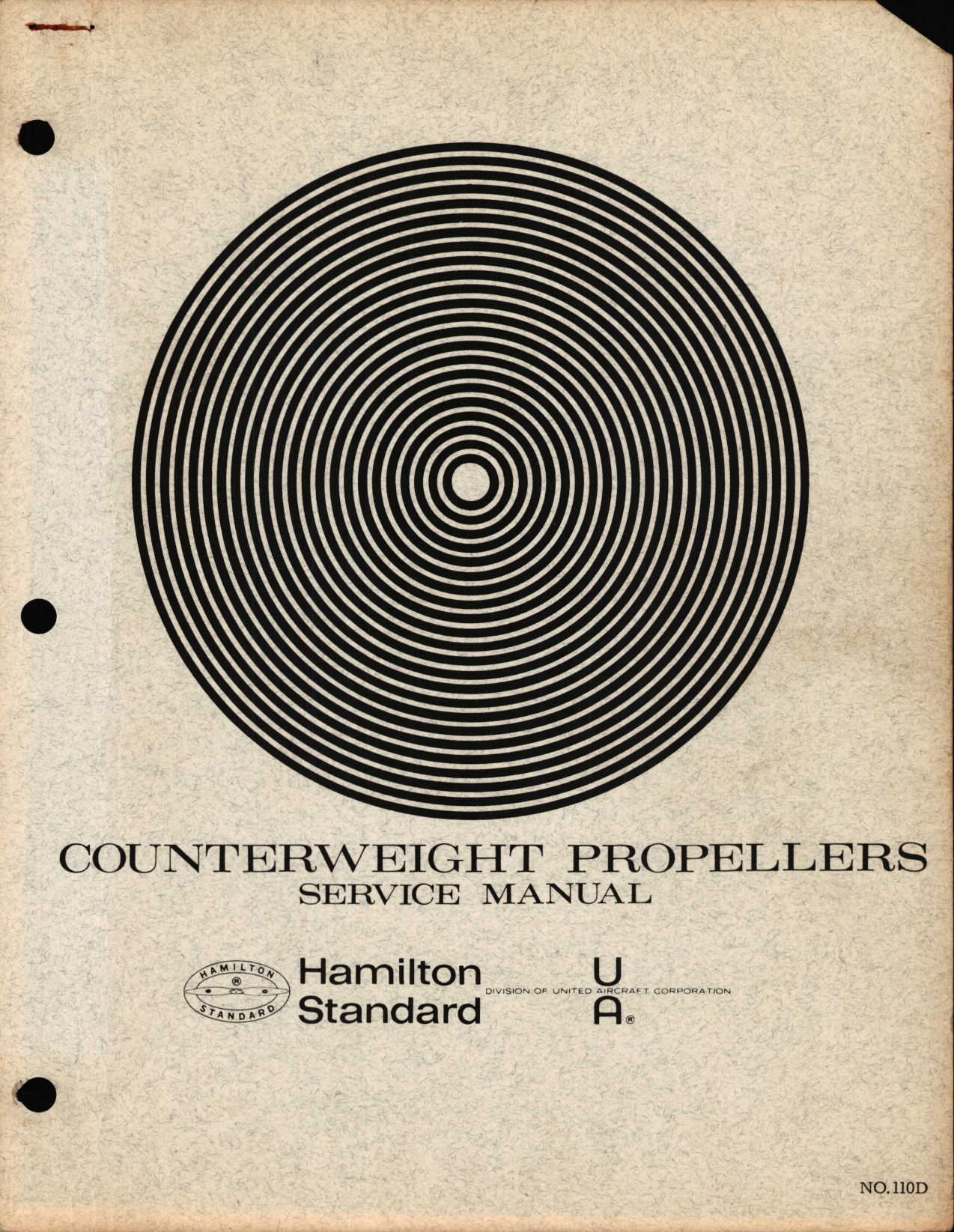 Sample page 1 from AirCorps Library document: Service Manual for Counterweight Propellers