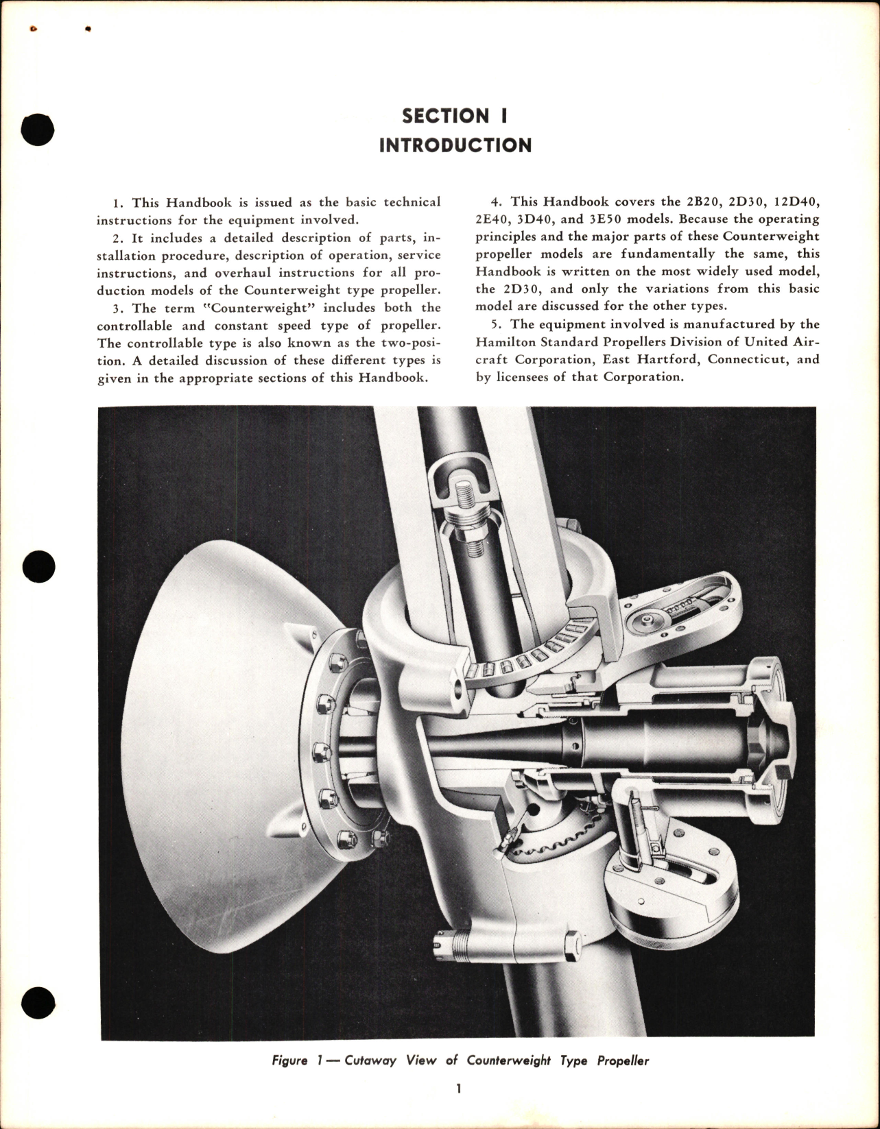 Sample page 7 from AirCorps Library document: Service Manual for Counterweight Propellers