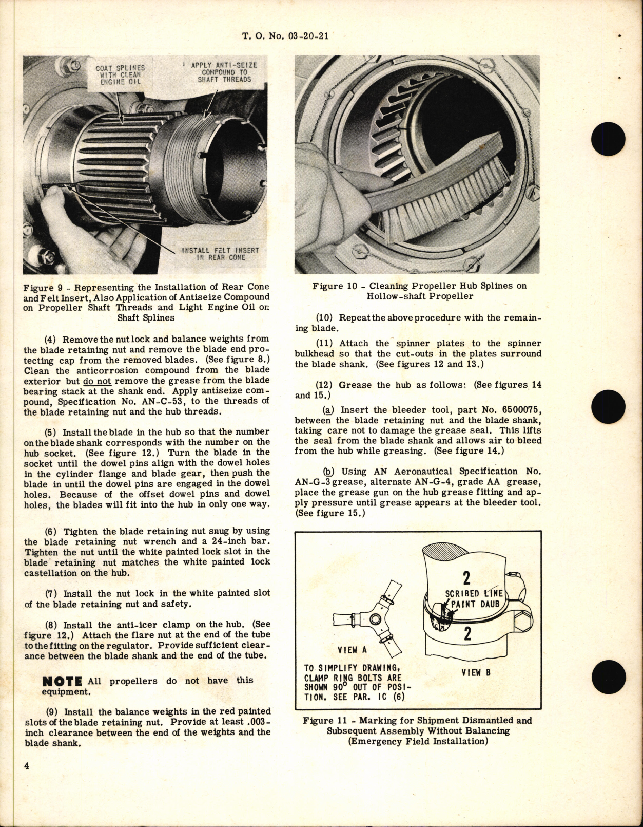 Sample page 4 from AirCorps Library document: Propellers and Accessories - Shipment of Disassembled Propellers 