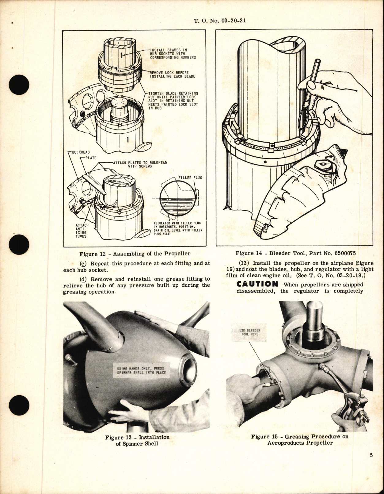Sample page 5 from AirCorps Library document: Propellers and Accessories - Shipment of Disassembled Propellers 