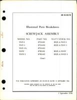 Illustrated Parts Breakdown for Screwjack Assembly - 554T and 554W Series 