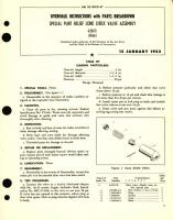 Overhaul Instructions with Parts Breakdownfor Special Port Relief Cone Check Valve Assembly Part No. 6-250-78 