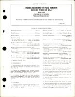 Overhaul Instructions with Parts Breakdown for Manual 4-Way Pneumatic Valve - 600PSI - Model 9905