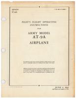 Pilot's Flight Operating Instructions for Army Model AT-9A Airplane