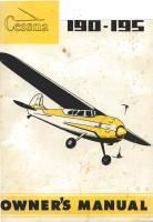 Cessna 190-195 Owners Manual