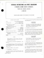 Overhaul Instructions with Parts Breakdown for Forward Bomb door Cylinders