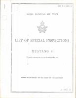 List of Special Inspections for Mustang 4