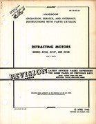 Operation, Service, & Overhaul Inst w/ Parts Catalog for Retracting Motors