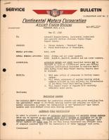 Thrust Washers - Service Type & Field Modification of Crankcases