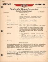 Thrust Washers - Service Type & Field Modification of Crankcases