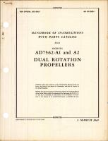Handbook of Instructions with Parts Catalog for Dual Rotation Propellers