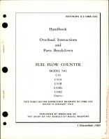 Overhaul Instructions with Parts Breakdown for Fuel Flow Counter