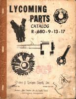 Parts Catalog for Lycoming R-680-9, -13, and -17