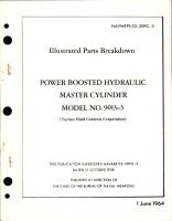 Illustrated Parts Breakdown for Power Boosted Hydraulic Master Cylinder - Model 9013-3