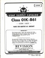 Supply Catalog Parts for Martin B-61 Aircraft