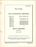 Parts Catalog for Fuel Flowmeter Amplifiers and Servo Amplifier