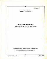 Parts Catalog for Air Associates Electric Motors