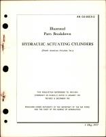 Illustrated Parts Breakdown for Hydraulic Actuating Cylinders 