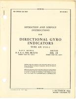 Operation and Service Instructions for Directional Gyro Indicators Type AN 5735-1