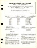 Overhaul Instructions with Parts Breakdown for Hydraulic Surge Damping Valve