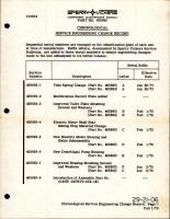 Chronological Service Engineering Change Record - Component Maintenance Manuals for Hydraulic Motorpump - Part 405893