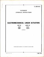 Handbook Overhaul Instructions for Electromechanical Linear Actuators