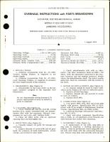 Overhaul Instructions with Parts Breakdown for Actuator, Electro-Mechanical, Linear Models R-1524 and R-1524-1