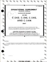 Operational Supplement, Illustrated Parts Breakdown for C-54D, C-54E, C-54G, and C-54M