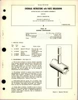 Overhaul Instructions with Parts Breakdown for Rotor Blade Lag Damper Assembly - 5517100