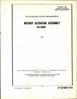 Illustrated Parts Breakdown Rotary Actuator Assembly 188 Series