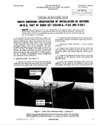 Modification of Installation of Antenna AN-95-A, Part of Radio Set SCR-695-A
