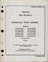 Illustrated Parts Breakdown for Hydraulic Pump Assembly 